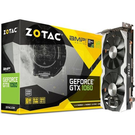 ZOTAC GeForce GTX 1060 AMP 6GB GDDR5 듀얼 팬 그래픽 카드-추천-상품