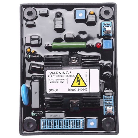 자동 전압 조정기 AVR 전압 안정기 보드 생성기 용 SX460, 하나, 검은 색, 1개-추천-상품