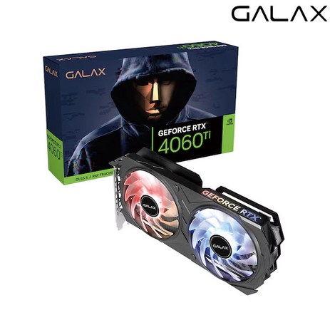 갤럭시 GALAX 지포스 RTX 4060 Ti EX BLACK OC D6 8GB-추천-상품