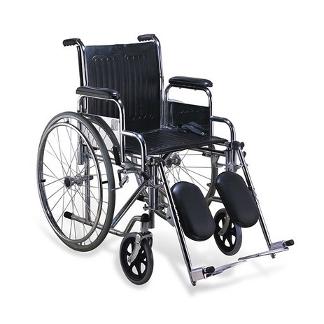 탄탄 거상형 스틸 휠체어 접이식 수동, 1개-추천-상품