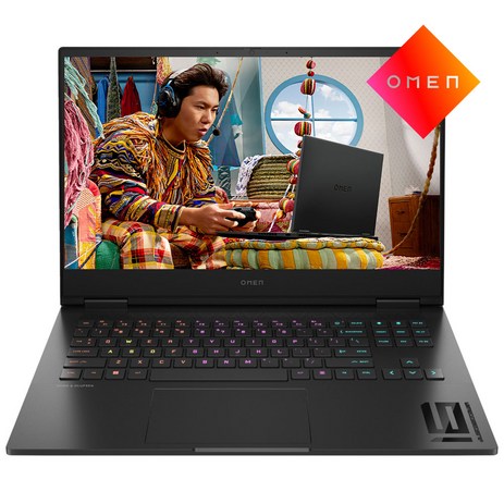 HP 2023 오멘 16 라이젠7 라이젠 7000 시리즈 지포스 RTX 4060, 쉐도우 블랙, 2TB, 16GB, WIN11 Home, 16-xf0052AX-추천-상품