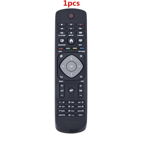 필립스 스마트 TV RC7812 RC115300101 RC2543 RC400 RC19036002 2423549001834 UHD7800 리모컨 RM-L1225 액세서리 교체, 1pcs, 1개-추천-상품