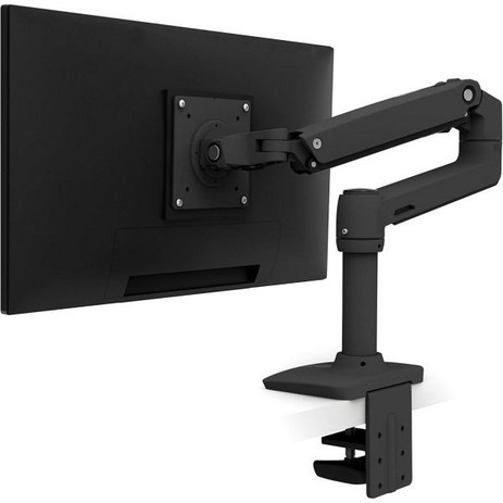 Ergotron - LX 프리미엄 모니터 암 단일 데스크 마운트 최대 34인치 725파운드 VESA 75x75mm 또는 100x100mm 매트 블랙, Matte Black, LX Arm-추천-상품