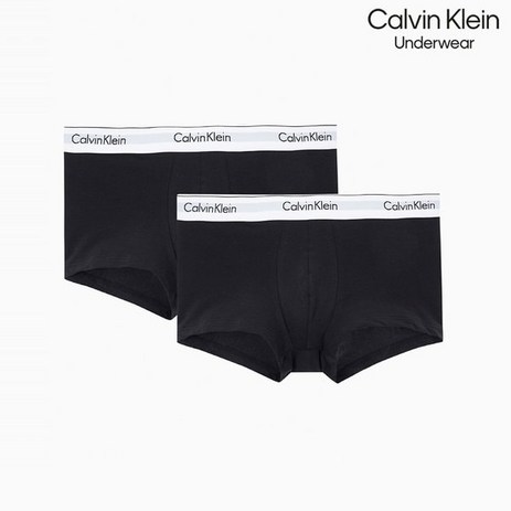 Calvin Klein Underwear 브랜드관 정국착장 남성 모던 코튼 스트레치 2PK 트렁크 NB1086-001 남자 연인 선물 백일 기념일 드로즈-추천-상품