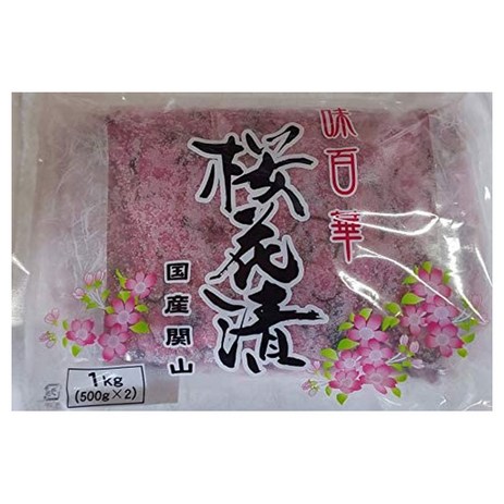 겹벚꽃 천엽 벚나무 벚꽃 사쿠라 소금 절임 1kg, 1개-추천-상품