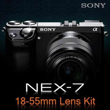 소니[정품] 알파 NEX-7 + 18-55mm 렌즈포함+32GB+가방+리더기 포함가, 바디+소니 18-55mm 렌즈 세트-추천-상품