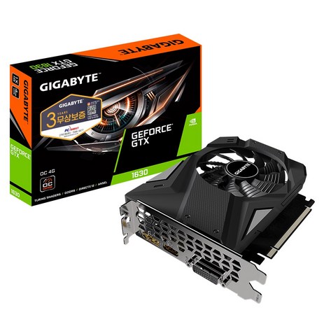 GIGABYTE 지포스 GTX 1630 UD2 OC D6 4GB 피씨디렉트-추천-상품