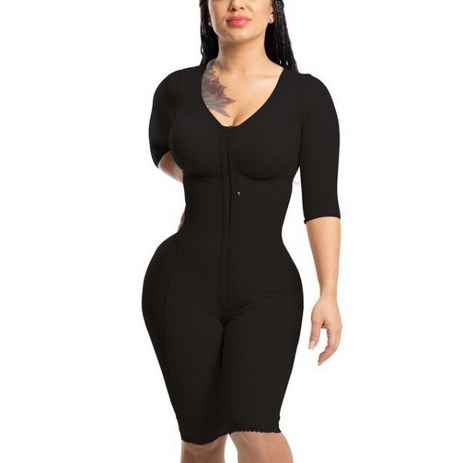 여성보정속옷 여성 Faja 전신 Shapewear 슬리브 브래지어 높은 압축 콜롬비아 쉐이핑 벨트 Kim Kardashian Skim 복부 코르셋-추천-상품