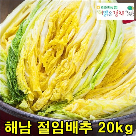 해남 농협 절임배추 20kg 신안천일염, 20개-추천-상품