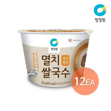 청정원 멸치 컵쌀국수 92g x 12개-추천-상품