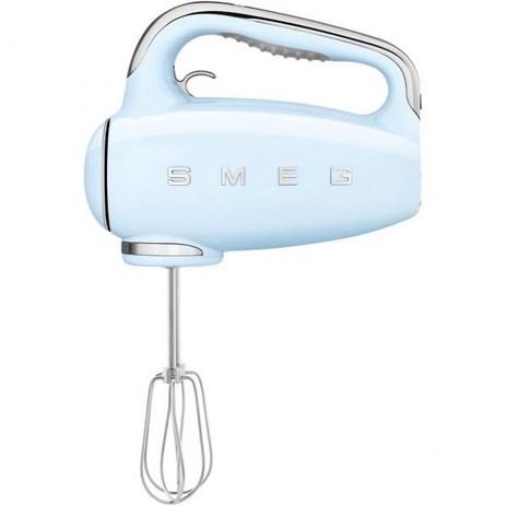 Smeg 스메그 레드 50의 복고풍 전기 손 믹서… (크림), Pastel Blue-추천-상품