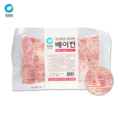 청정원 베이컨 1kg, 5개-추천-상품