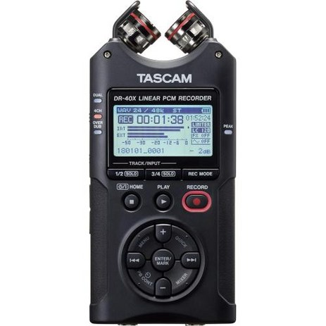 타스캠 Tascam DR-40X 휴대용 보이스 레코더-추천-상품