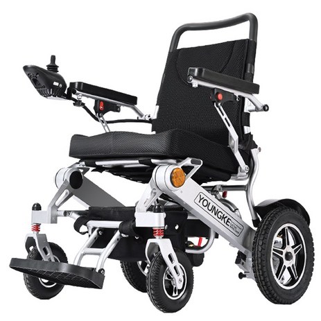 [독일 일본수출] 세이프실버 스마트 원격 전동 휠체어 어르신 장애인 경량화 컴팩트 접이식 상급, 1대-추천-상품