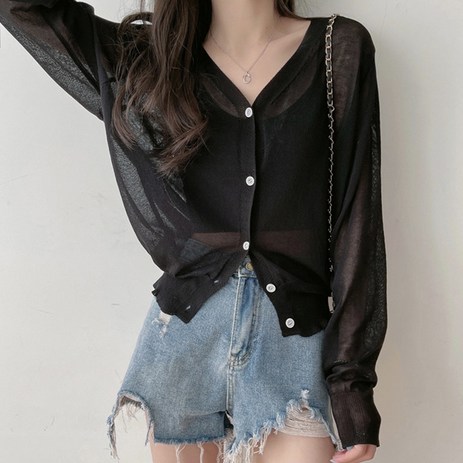 올플래닛-브이넥-루즈핏-데일리-시스루-여름-레이어드-가디건-추천-상품