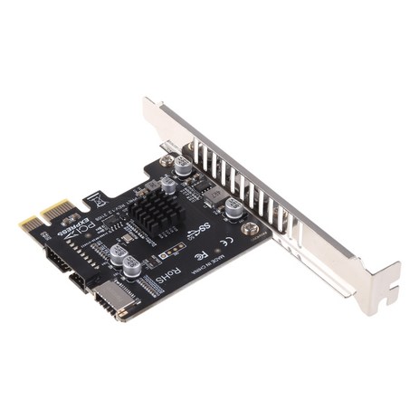 PCI-E에서 USB3 Type-E 전면 패널 Type-C 19P PCI-E X1 용 확장 카드 -x16, 한개옵션0-추천-상품