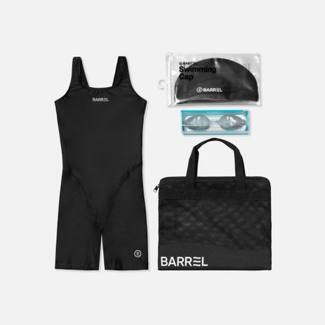 BARREL 키즈 여아 생존수영 키트 블랙 B3SKSKT001BLK 5002369509 144591-추천-상품