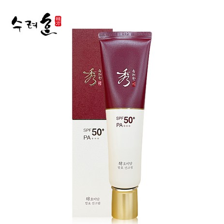 a엘지 수려한 효비담 발효 선크림 60ml SPF50+, 단품, 1개-추천-상품