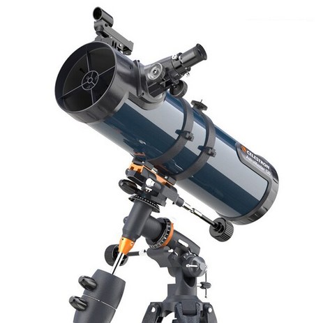 Celestron Professional AstroMaster 130 EQ 뉴턴 리플렉터 천문 1000X 강력한 망원경 CG-3 적도 삼각대, 01 Only telescope-추천-상품