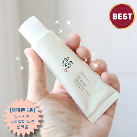 [아마존 1위 선크림] 조선미녀_촉촉함이 다른 맑은쌀_백탁현상없는 썬크림 50 ml, 1개, 50ml-추천-상품