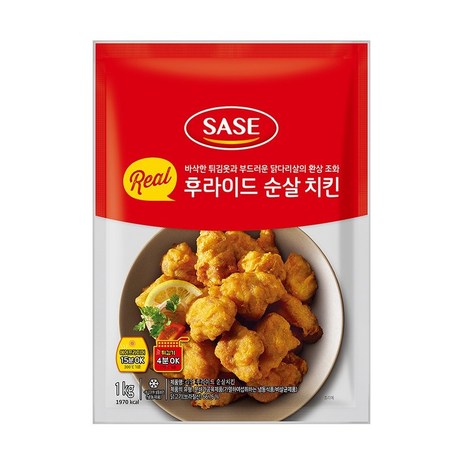 사세 리얼 후라이드 순살치킨, 1kg, 3개-추천-상품