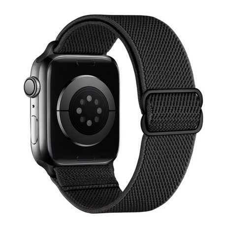 [초경량밀착] 볼라비 애플워치 스트랩 스포츠 루프 밴드 apple watch 전기종 호환 1 2 3 4 5 6 7 8 9 세대 se se2 38mm 40mm 41mm, 블랙-추천-상품