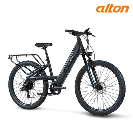 2023년 알톤 코디악 27.5S 8단 전기 MTB 자전거, 매트블랙(파스+스로틀)-추천-상품