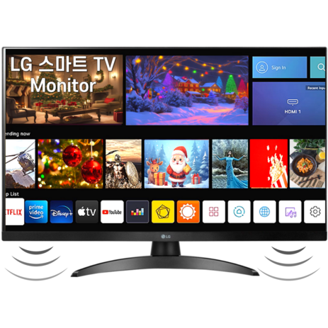 [오늘출발] LG전자 캠핑 27TQ615SP 스마트 TV 모니터 IPS 68.6cm 벽걸이가능 리모컨포함 [당일발송]-추천-상품