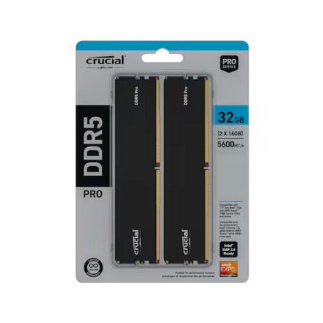 마이크론 Crucial DDR5-5600 CL46 PRO 패키지 대원씨티에스 (32GB(16Gx2)) -M-추천-상품