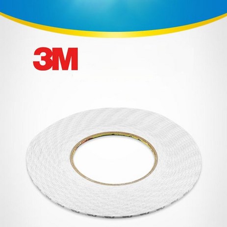 Coms 3M 양면테이프 (총 길이 50m 폭 2mm 두께 0.1mm), 본상품선택-추천-상품