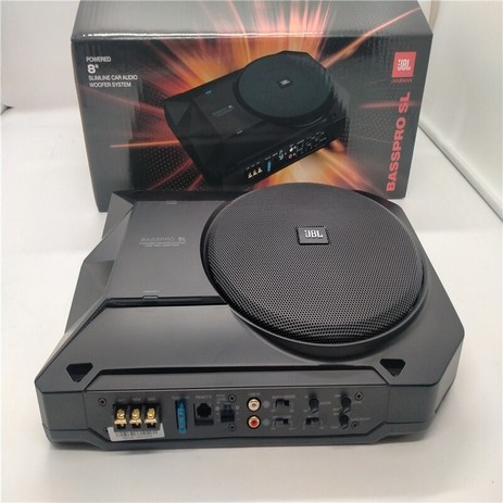 1 set jbl Basspro sl 200 와트 초소형 자동차 시트 아래 구동 83939 미국 하만의 슬림 서브우퍼, 8, 1개-추천-상품