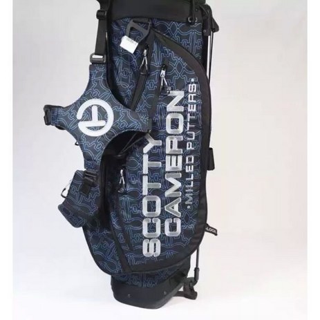 새로운 가슴 골프 가방 초경량 방수 나일론 편리한 남성 카메론 스탠드 가방 골프 삼각대 가방, 파란색 줄무늬-추천-상품