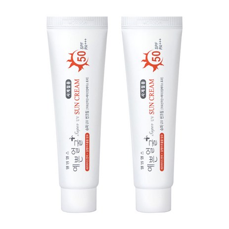 웰빙헬스 예쁜얼굴 썬크림, 2개, 25g-추천-상품