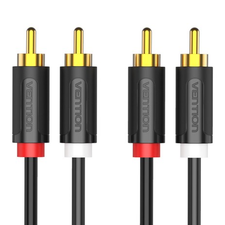 벤션 하이파이 2RCA to 2RCA M to M 오디오 케이블, BCM, 0.5m, 1개-추천-상품