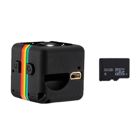 VINTO 적외선 초소형 카메라 충전식 모션감지 SD카드 포함, SQ11+사은품-추천-상품