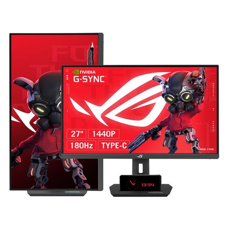 ASUS ROG Strix XG27ACS 68Cm(27) FastIPS 평면 QHD 180Hz HDR400 게이밍모니터 Type-c-추천-상품