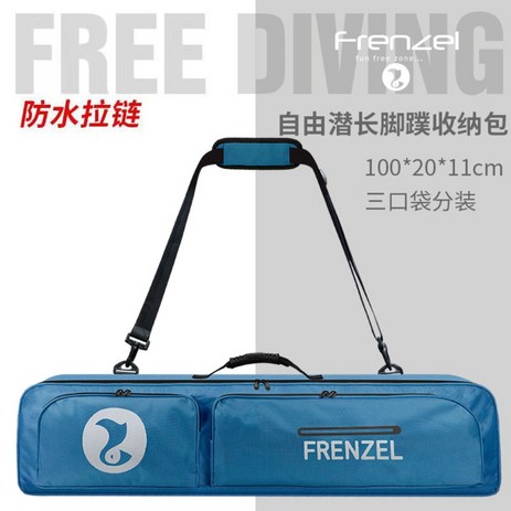 프렌젤 프리다이빙 가방 핀백 래시가드 오리발 방수 다이빙백 C5 MANTRA V3, 딥 블루-추천-상품