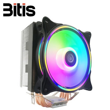 비티즈 T400 RGB LED CPU 쿨러 공랭쿨러 인텔 AMD 겸용, 1개-추천-상품