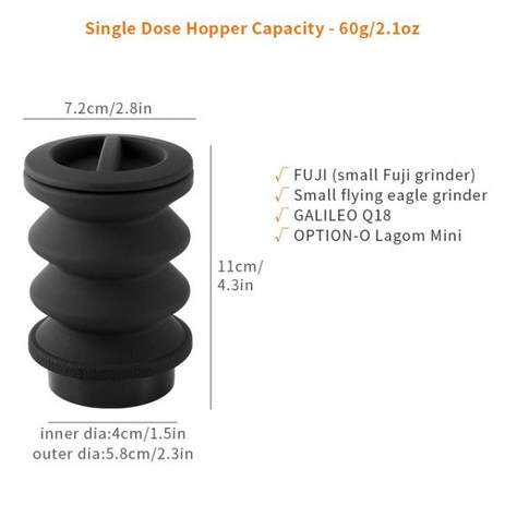 커피 머신 말코닉 호환 X54/EK43용 연마기 호퍼 용량 청소 도구 부품(697861), For Smart Mini-추천-상품