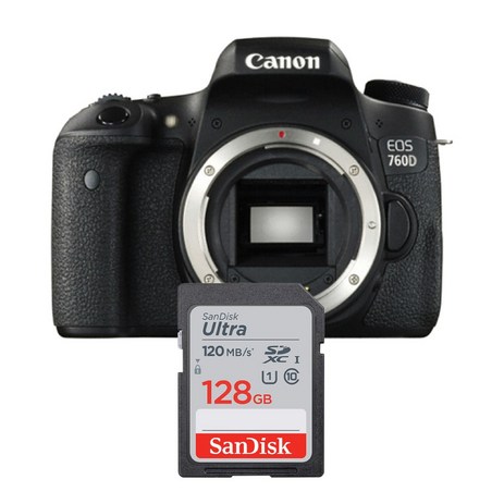 캐논 EOS 760D DSLR 카메라 메모리카드 샌디스크 울트라SD 128GB-추천-상품