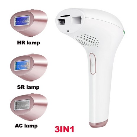 레이저 제모기 가정용 바디쉐이버 제모 기계 제모 영구 비키니 얼굴 털 제거 기계, 3in1 로즈골드, 나는 플러그-추천-상품