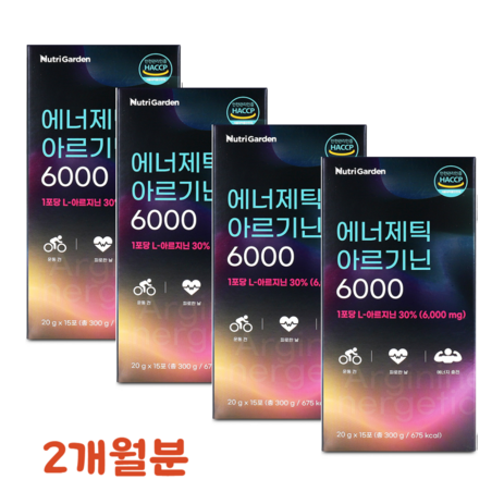 고함량 L 아르기닌 6000 마시는 아르기닌 액상 스틱 60포, 300g, 60개-추천-상품