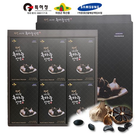 의성 흑마늘 진액, 30개, 60ml-추천-상품