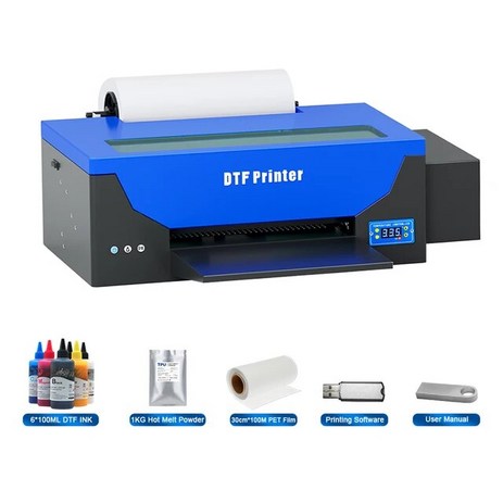 3D 프린터 가정용 펜 Colorsun dtf 인쇄기 모든 원단 a3 프린터용 R1390 A3, 2.Printer with ink-추천-상품