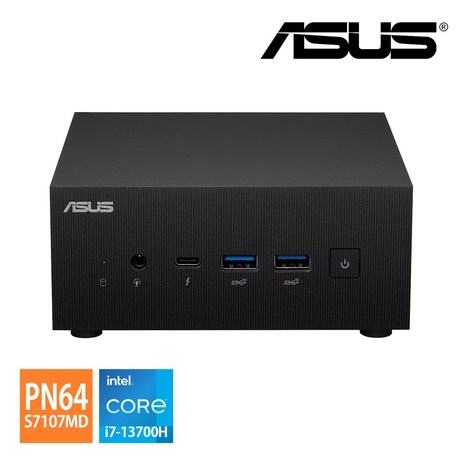 에이수스 ASUS 미니PC PN64 S7107MD 인텔 코어 CPU 13세대 i7-13700H 베어본 데스크탑, 상세페이지 참조, 상세페이지 참조-추천-상품