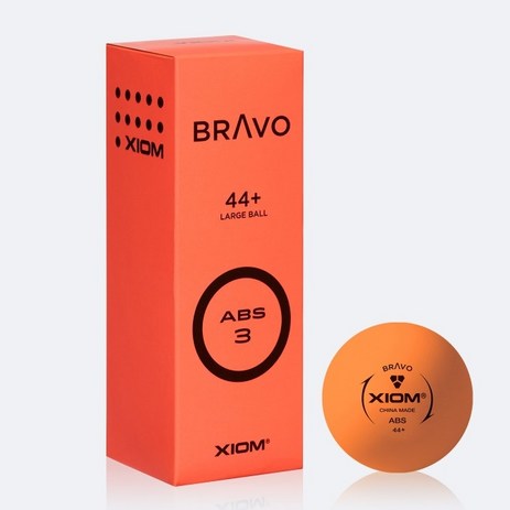엑시옴 브라보 라지 탁구볼 44+ 3개입, 3개-추천-상품