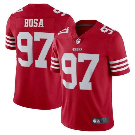 NFL샌프란시스코 49ers 럭비 저지 No. 97 Nick Bosa 맨즈-추천-상품