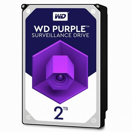 웬디정품 WD PURPLE (WD23PURZ 2TB) HDD 보안시스템 CCTV녹화, 1-추천-상품