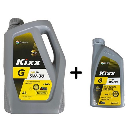 KIXX G 5W30 SP 4L 1개 + 1L 1개, KIXX G 5W30_4L 1개 +1L 1개-추천-상품