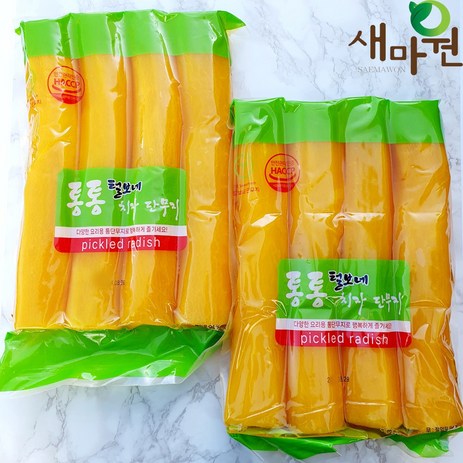 새마원 HACCP 치자 통단무지 업소용 관단무지, 2개, 3kg-추천-상품